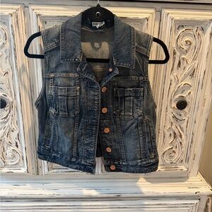 Express Denim Jacket in Dark Blue